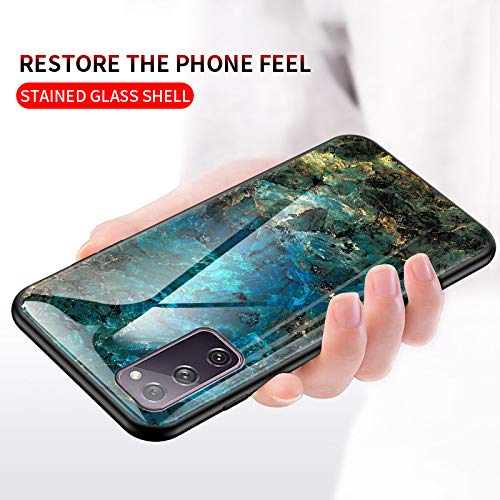 Neinei Cover Per OPPO A94 5G Con Design Trama Marmo – Custodia Sottile Antiurto In TPU E PC, Protezione 360° Antigraffio, Morbida Al Tatto