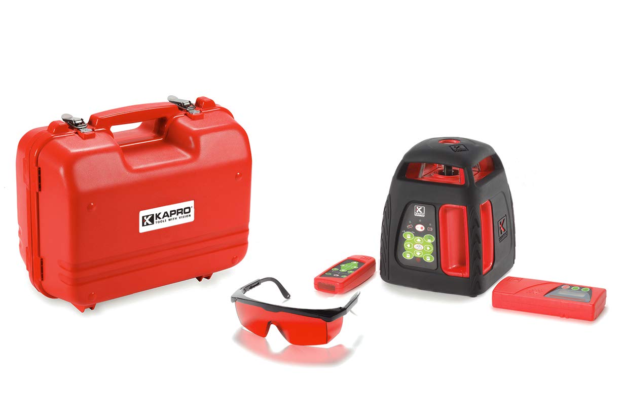 Kapro Poziomica K899 Prolaser rota-line elektroniczna cokół niwelujący. Samochodowa podstawa poziomująca obracana o 360°. Walizka