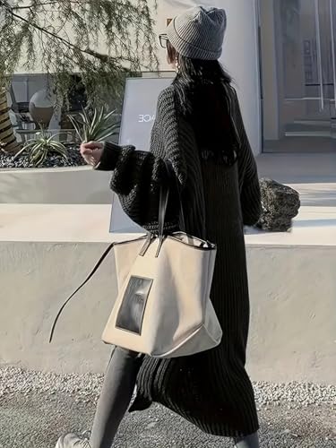 Image of Womens Long Cardigan Sweaters Open Front Oversized Duster with Pocket for Women 2025 Fall Winter Knit Design Coats