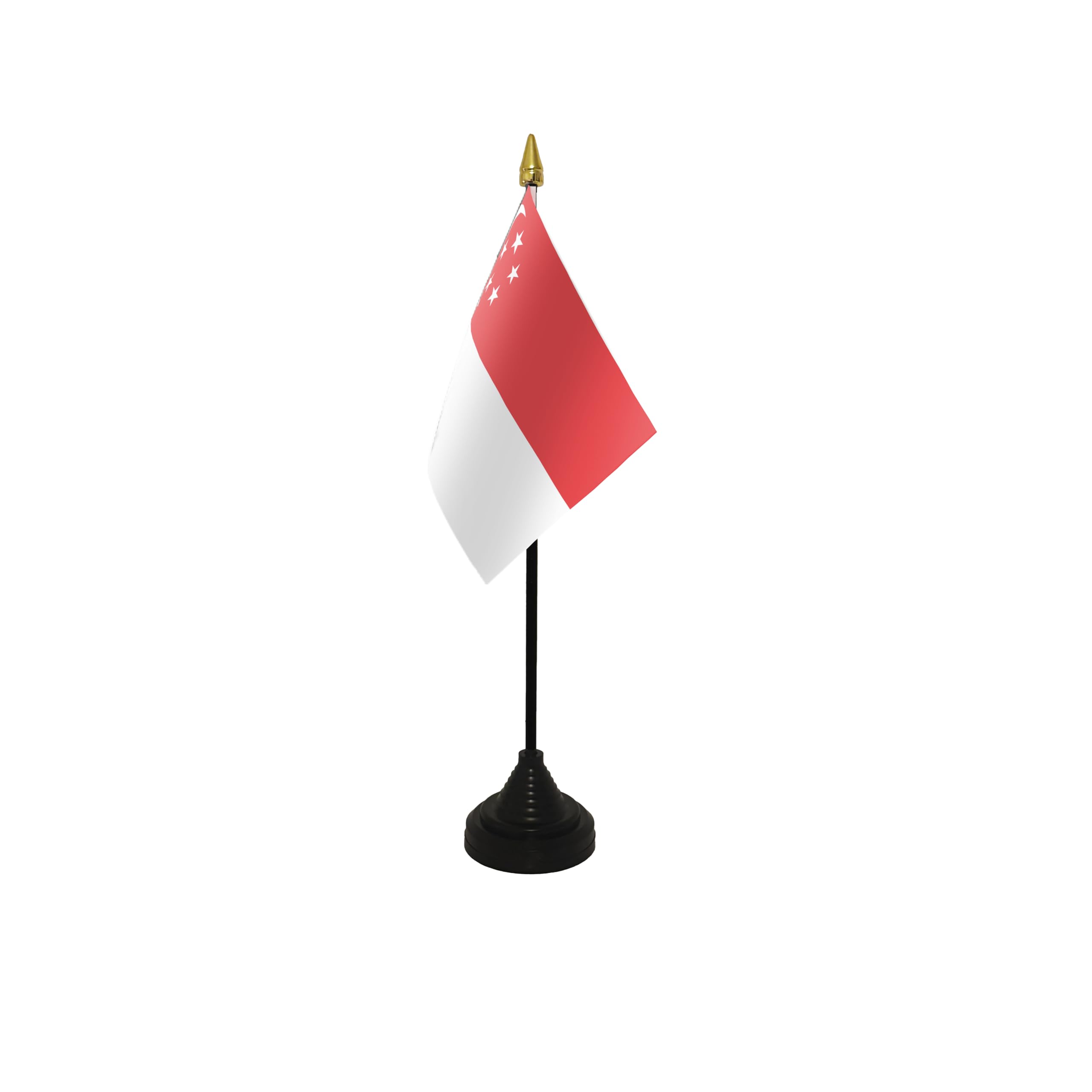Flagtex Singapore Small Table Flag With Black Base