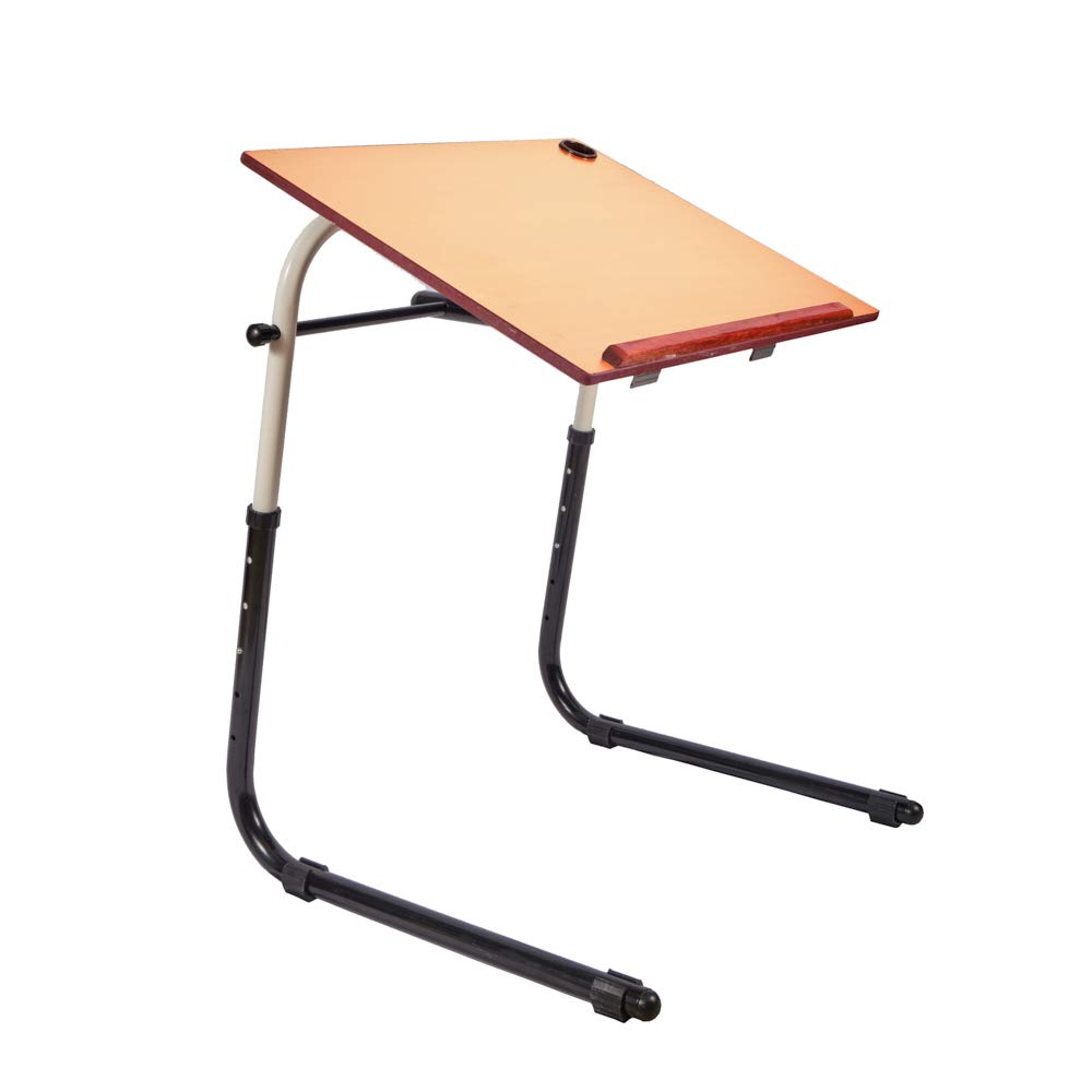 Gadget Wagon Wooden Table Folding Multipurpose Adjustable Height, Portable, Angle for Reading, Laptop, Dining- Made in India MID Brown (B08R8V2NPG) Amazon Price History, Amazon Price Tracker
