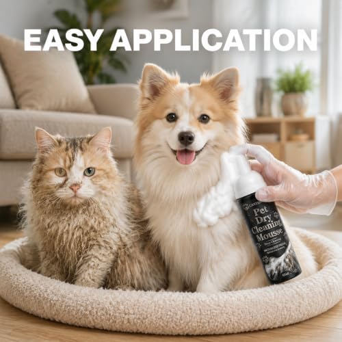 CANYEOOK Waterless Dry Shampoo Foam for Dogs and Cats, No-Rinse, 2.2 Fl Oz — view 6