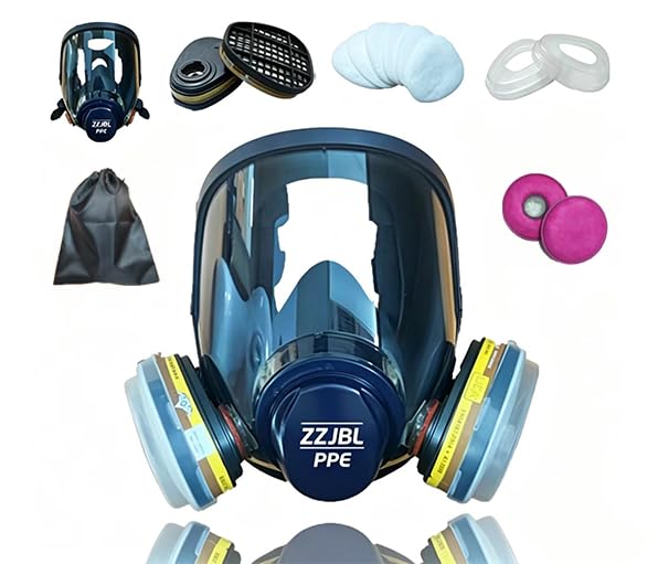 Full Face Silicone Protective Cover, Reusable Protective Set Including Ideal for Sanding Polishing Home Renovation