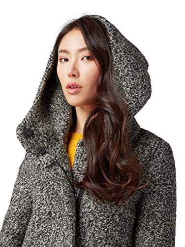 TOM TAILOR Bouclee Wollmantel mit Stehkragen