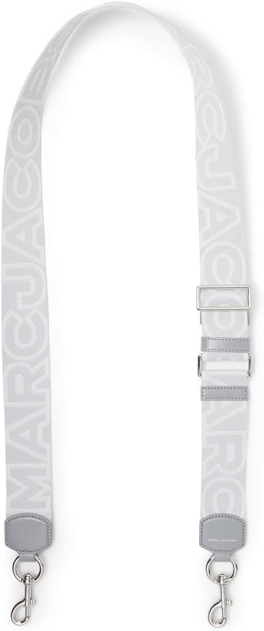 Marc Jacobs the Strap for Bags Offers Metal Hardware, and Adjustable Webbing Strap Wolf Grey Multi One Size One Size