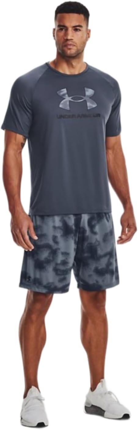 Under Armour Men's UA Tech Printed Loose Fit 10" Shorts Small