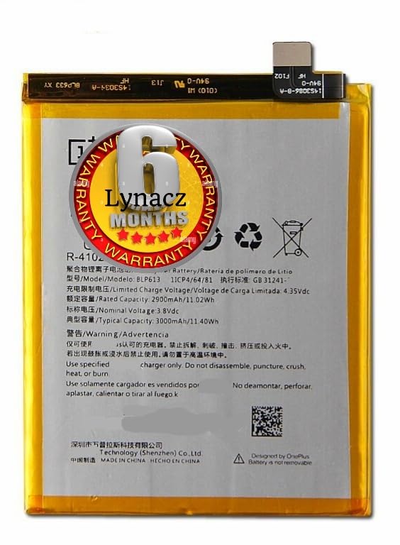 Image of Original BLP613 Battery Compatible with Oneplus 3 A33 A3