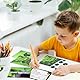 Dncvb Gaming Einladungskarten, 12er Set Pixel Einladungskarten Kindergeburtstag Junge Mädchen inklusive 12 Umschlägen und 12 Aufklebern, Deutsch Miner einladungskarten für Kindergeburtstag