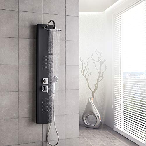 Preisvergleich Produktbild Duschpaneel Milaan Duschsäule Armatur Duscharmatur Regendusche