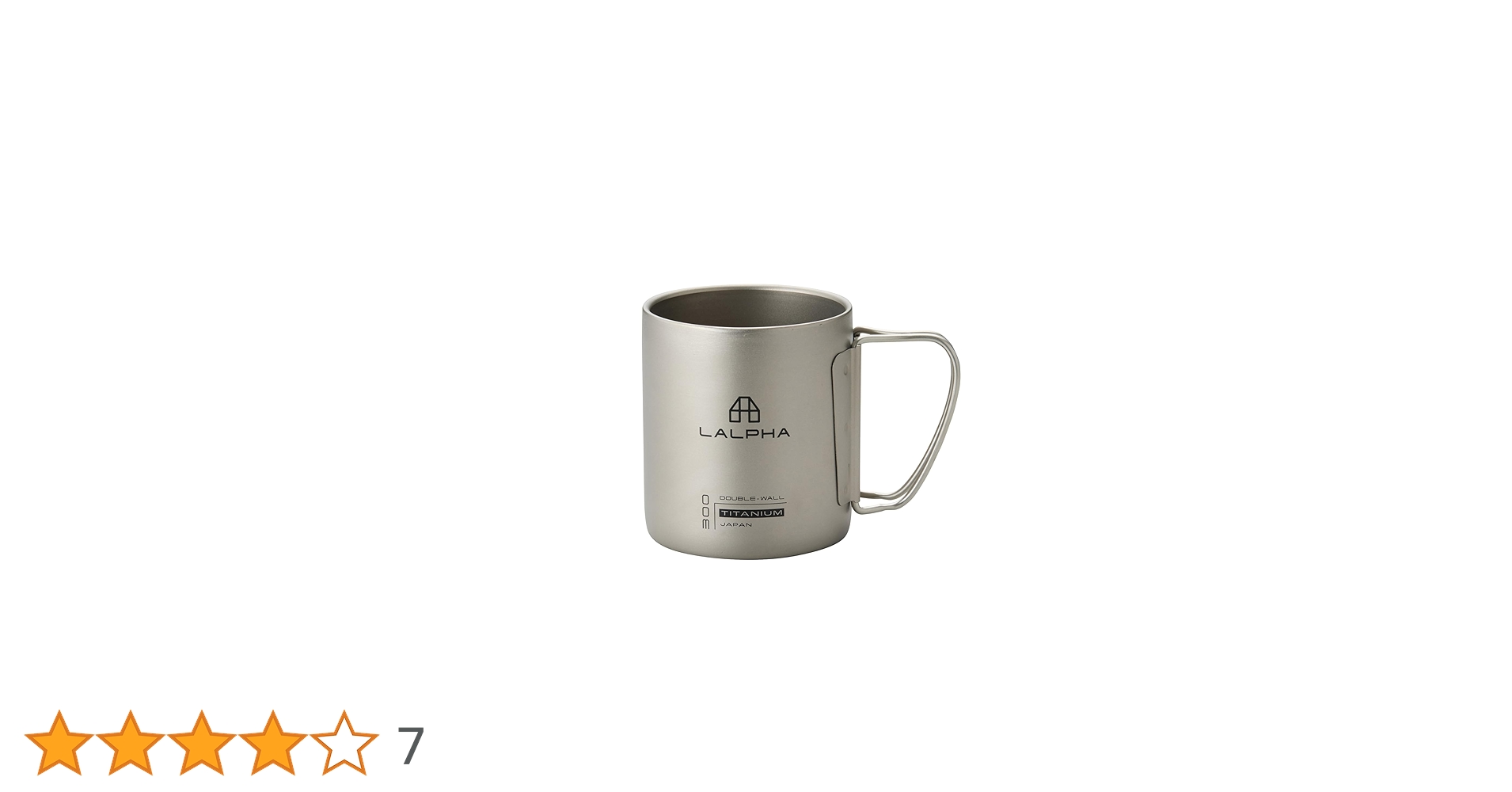 Amazon | LALPHA (ラルファ) チタン ダブルマグ 300ml 燕三条製