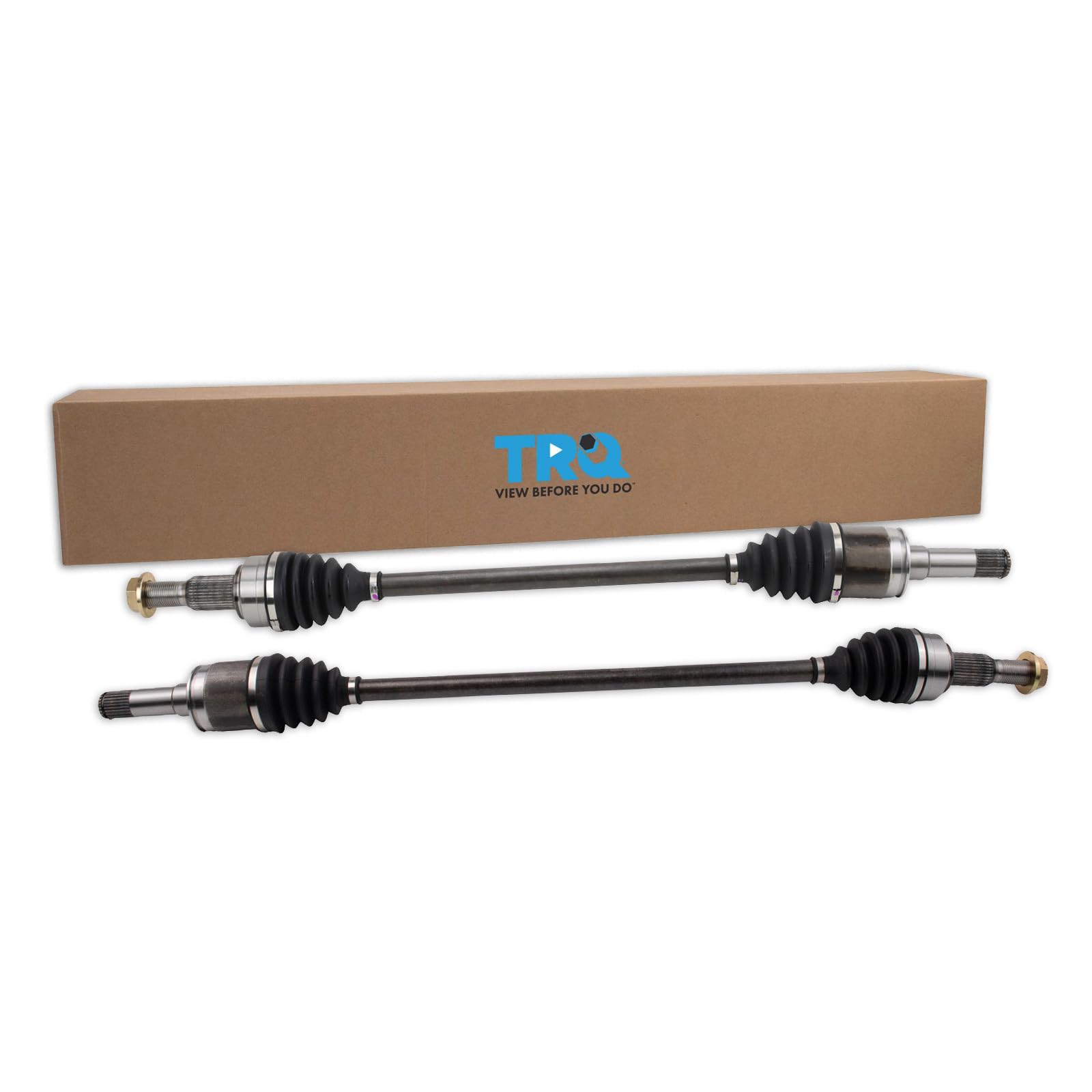 TRQ Rear Driver and Passenger Side CV Axle Assembly Set 2 Piece