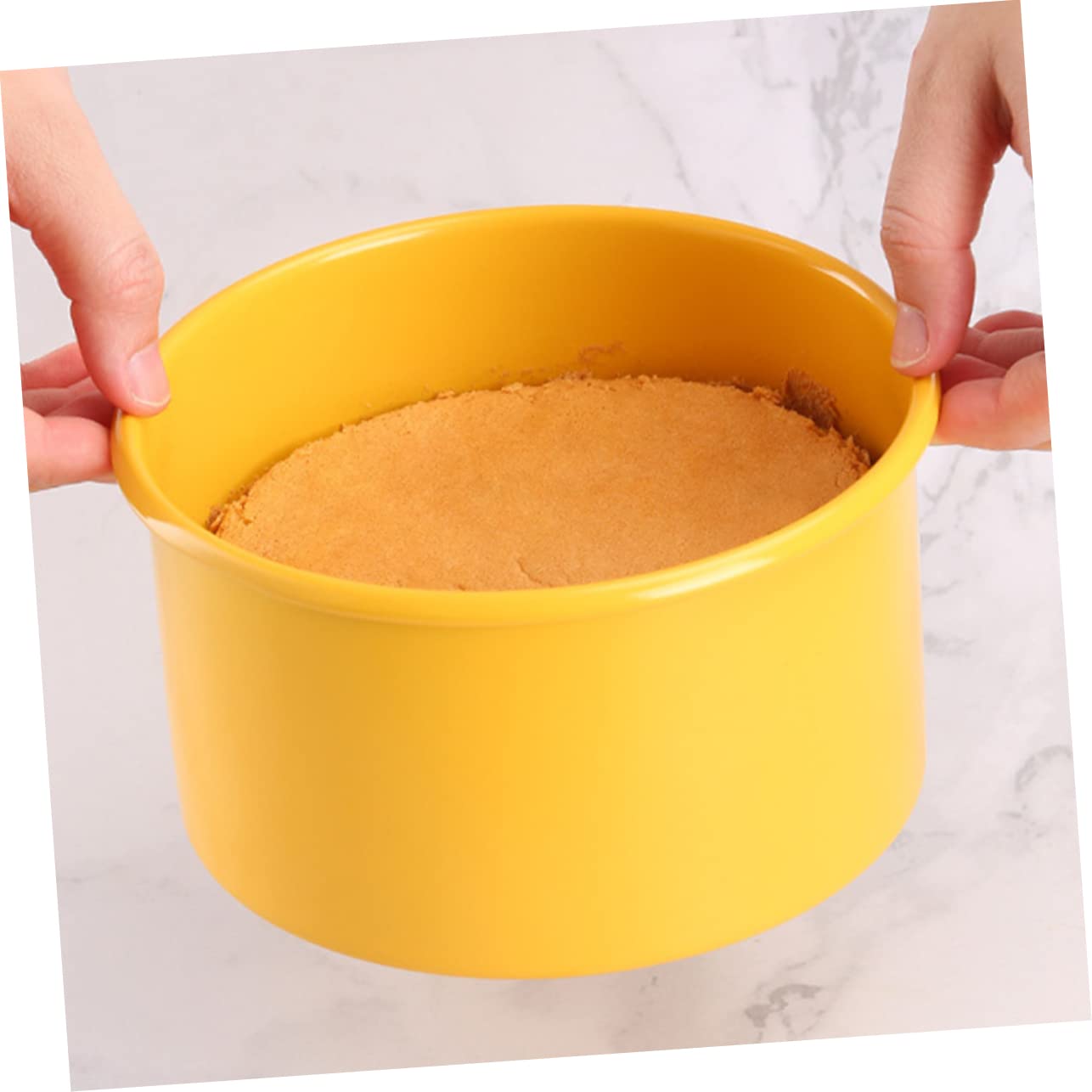 ifundom Moule à Gâteau Antiadhésif Rond Plaque De Cuisson Pour Four Et Micro-ondes Moule à Gâteau à Fond Amovible Pour Pâtisserie Ménagère