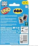 Mattel Games UNO Batman Card Game for Kids, Adults & Family with Collectible Deck & Special Rule Inspired by Batman Comics