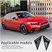 Axinda Rear Side Window Louvers Compatible with Honda Civic Sedan 11th Gen 2022 2023 2024 2025, Exterior Accessories, Car Rear Side Air Vent Scoop Shades Covers Blinds 2PCS (Glossy Black)