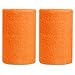 BBOLIVE 4' Inch Wrist Sweatband in 13 Different Neon Colors - Athletic cotton Terry Cloth-Great for All Outdoor Activity(1 Pair) (Orange)