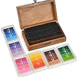 🌈VIELSEITIGER EINSATZ: Verwenden Sie diese Stempel für alle Ihre Kunst- und Bastelarbeiten. Sie können sie für Scrapbooking, Party-/Hochzeitseinladungen, Geschenkverpackungen, Fotoalben, zum Schreiben von Briefen, Grußkarten und für Kunstprojekte von Kindern verwenden. Diese Stempel eignen sich hervorragend zum Prägen von Wörtern auf Ton, Polymer Clay, Salzteig und Töpferwaren. Außerdem ist es sehr interessant, Ihrem Baby mit diesen Stempeln das Erlernen von Buchstaben und Wörtern beizubringen.