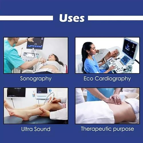 Image of VMS Ultrason Physiotherapy Ultrasound Gel 250 ml Pack of 20 (Blue)