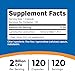 Nutricost Lactobacillus Acidophilus 2 Billion CFU Per Serving (120 Capsules, 120 Servings Per Bottle)