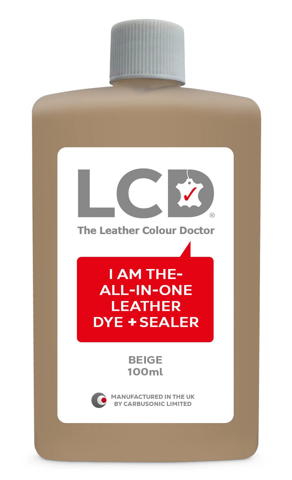 LCD All-in-One Leather dye & Sealer - Repair & Restore Paint, Permanent Colour for Sofas, Shoes, Handbags, Clothing, self Sealing 100ml by The Leather Colour Doctor (Grey) — view 20