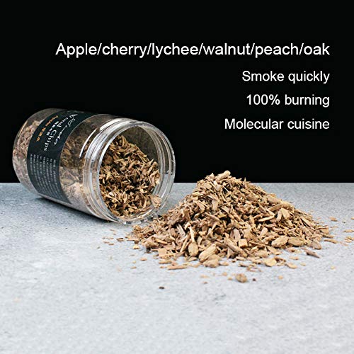 Copeaux de bois pour fumeur Ruby Lil Chips : pack de 6 essences naturelles de sciure