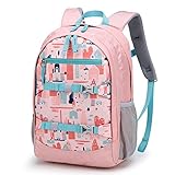 🌼REGALO: ya sea para ir al jardín de infantes o una aventura en el bosque, caminatas al aire libre, caminatas, material de poliéster impermeable y mano de obra resistente hacen de la mochila un excelente compañero para las para niños y niñas. Con lindos estampados y colores brillantes, esta mochila bebe infantil es un regalo perfecto para las niñapara niños y niñas.