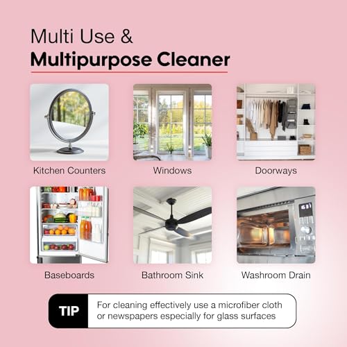 Image of SOVI Glass & Surface Cleaner - Stardust Fragrance | Alcohol-Free, Vinegar-Powered Formula for Streak-Free Shine | Removes Dust, Dirt | Safe for Windows, Mirrors & All Surfaces|500ml