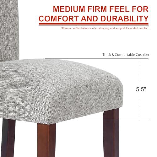 Image of HomePop Classic Parsons Dining Chair - Light Gray (Single Pack)