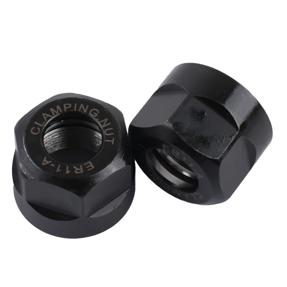 4 szt. M14 * 0,75 mm metalowa nakrętka mocująca tuleję zaciskową, nakrętka uchwytu typu ER11 A do uchwytu tokarskiego