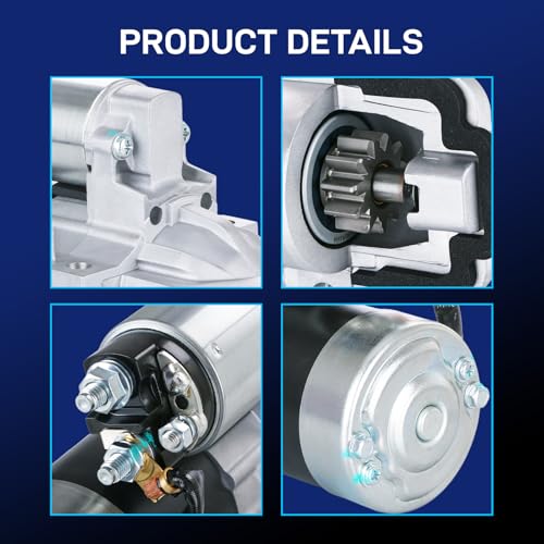 Image of New Starter Compatible with Ford 13-16 Explorer, 13-17 Escape, 12-16 Fusion, 11-16 Focus, 13-18 Edge, 13-16 Taurus, Lincoln 13-16 MKZ, 15-16 MKC, 15-16 MKT, 12V 1.4KW 11T CW 19227N