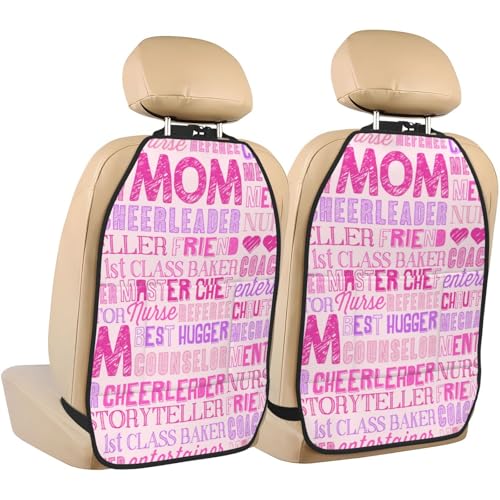 Vestibilità ideale: misura 47 cm di larghezza e 67 cm di altezza, questo organizer per sedile posteriore Best Mom copre un'ampia area del sedile. Le fibbie regolabili nella parte superiore e inferiore fissano il coprisedile posteriore in posizione senza spostarsi o causare disallineamenti