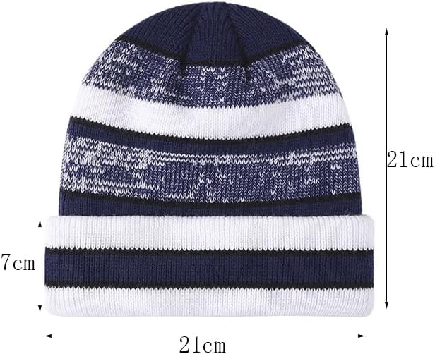 Warm Thick Knitted Hat Outdoor Ear Protection Men's Woolen Hats