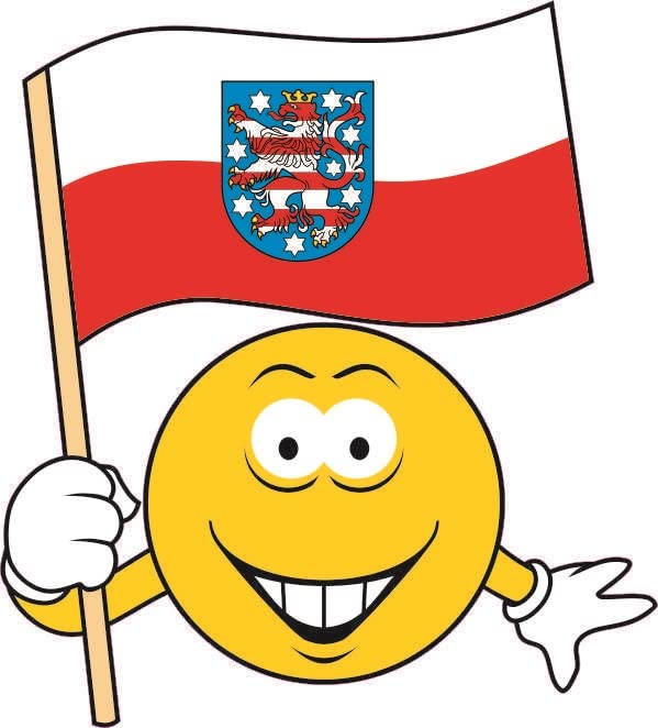 U24 Adesivo Smily con baienfurt Smiley, 11 x 10 cm