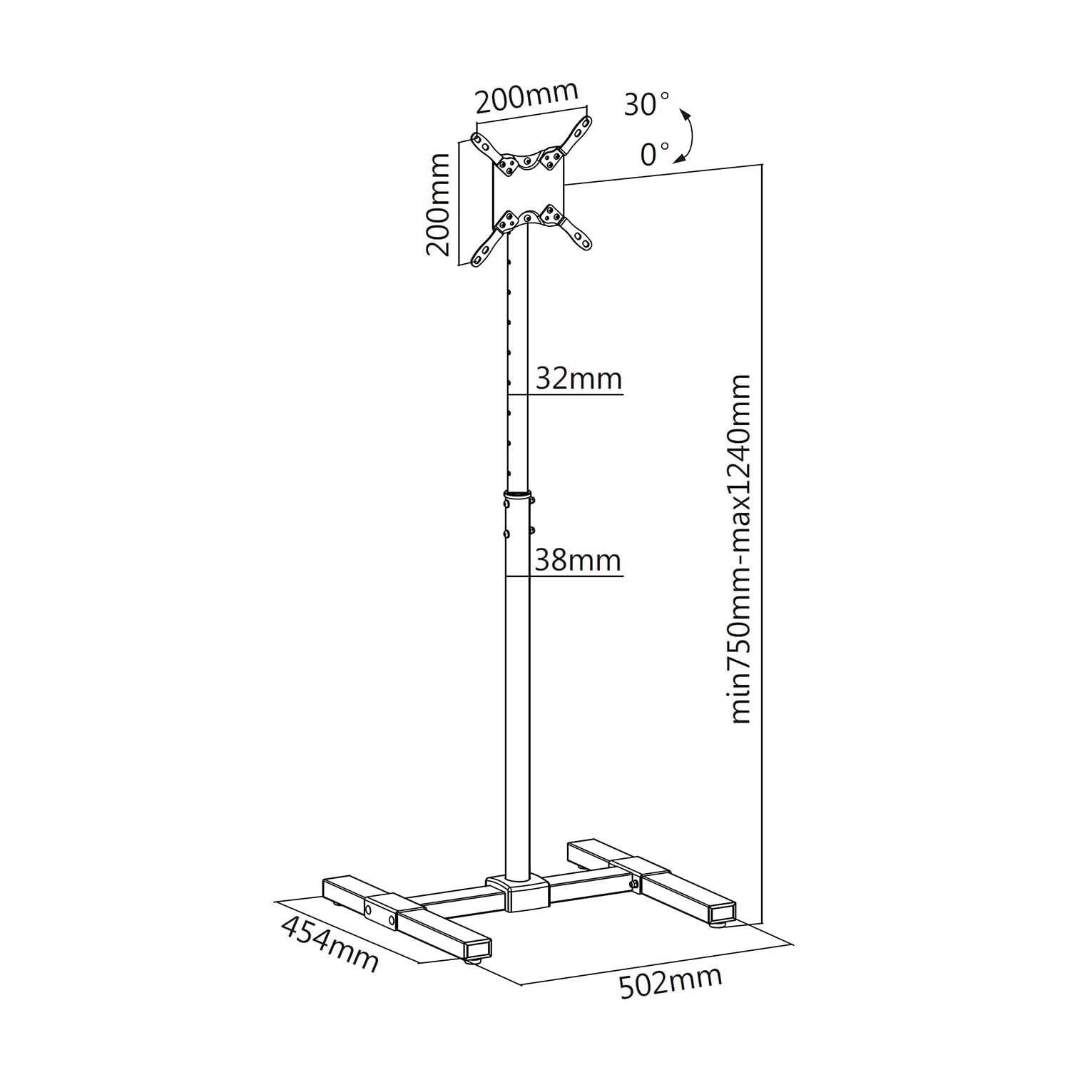 Aisens Supporto TV FT42TE-261