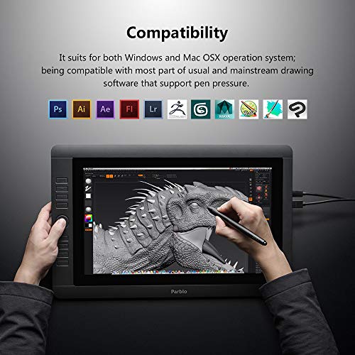 Parblo Coast16 Drawing Tablet With Screen 15 6 Inches Pen Import It All Parblo Coast16 Drawing Tablet With Screen 15 6 Inches Pen Import It All