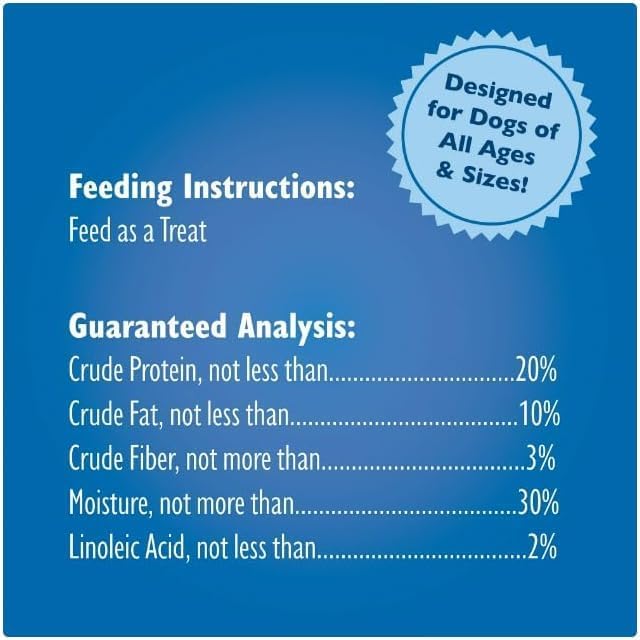 (3 Pack) ~ American Vet-Dogs Veteran's K-9 Corps Skin & Coat Formula, Soft & Moist Dog Treats, Chicken, 10 Oz.