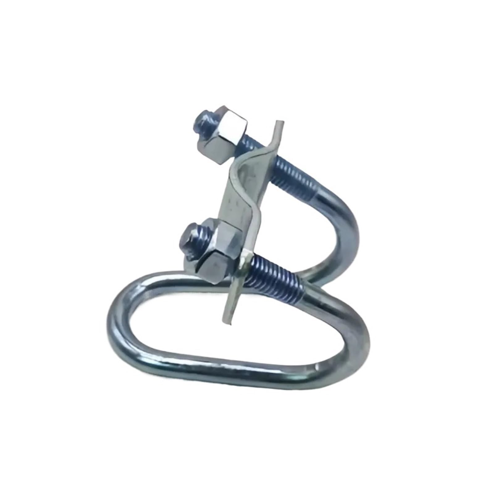 Morsetto for Tubo Con Doppio Bullone A U, 8 Pezzi, 25 Mm, for Sistema Di Supporto for L'azienda Agricola In Serra, Rinforzo Della Conduttura Del Prato Cortile