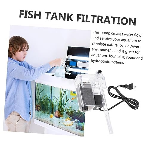 Yardwe Bomba De Água De Filtros De Tanque De Peixes Filtros De Tanque De Tartaruga Aquário 1Pc