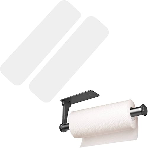 Miniatura 1 de Tiras autoadhesivas soporte para toallas de papel reemplaza a calcomanías soporte de toallas de papel de acero inoxidable para reemplazar las
