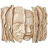 Scultura Murale "Gli Amanti Del Sogno" In Bronzo - Design Toscano, Rilievo In Resina E Pietra, Decorazione Da Parete Per Interni Ed Esterni, Regalo Originale - 2