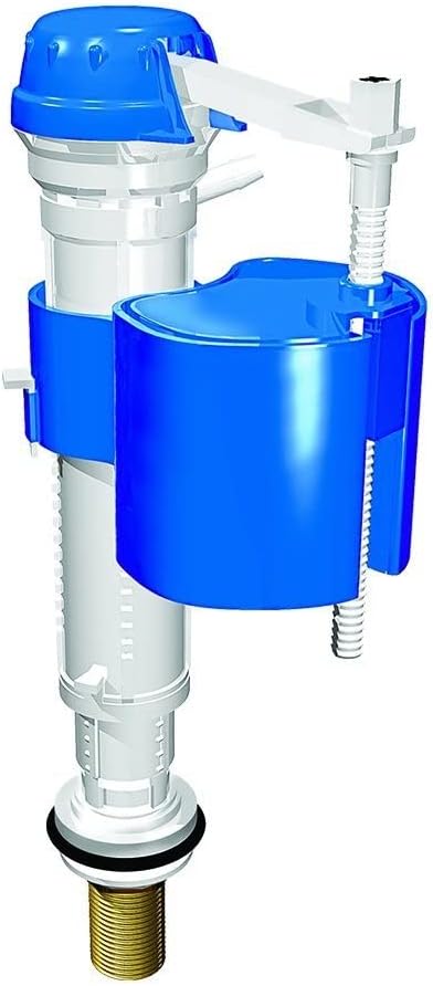 NJ208 Bottom Entry Anti Syphon Adjustable Fill Valve with 0.5-Inch Brass Tail,