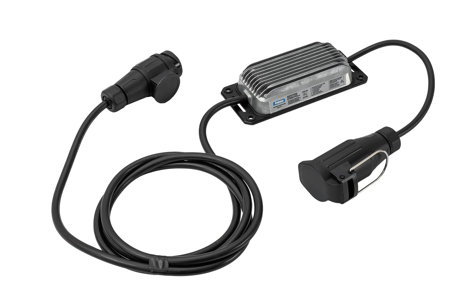 FRISTOM LED Control BOX 12 V 13 PIN Elektronikmodul mit 13 pol Stecker und Buchse Aluminiumgehäuse Kabel 2,5 m verhindert Flackern für Pkw Anhänger und Nutzfahrzeuge im Betrieb