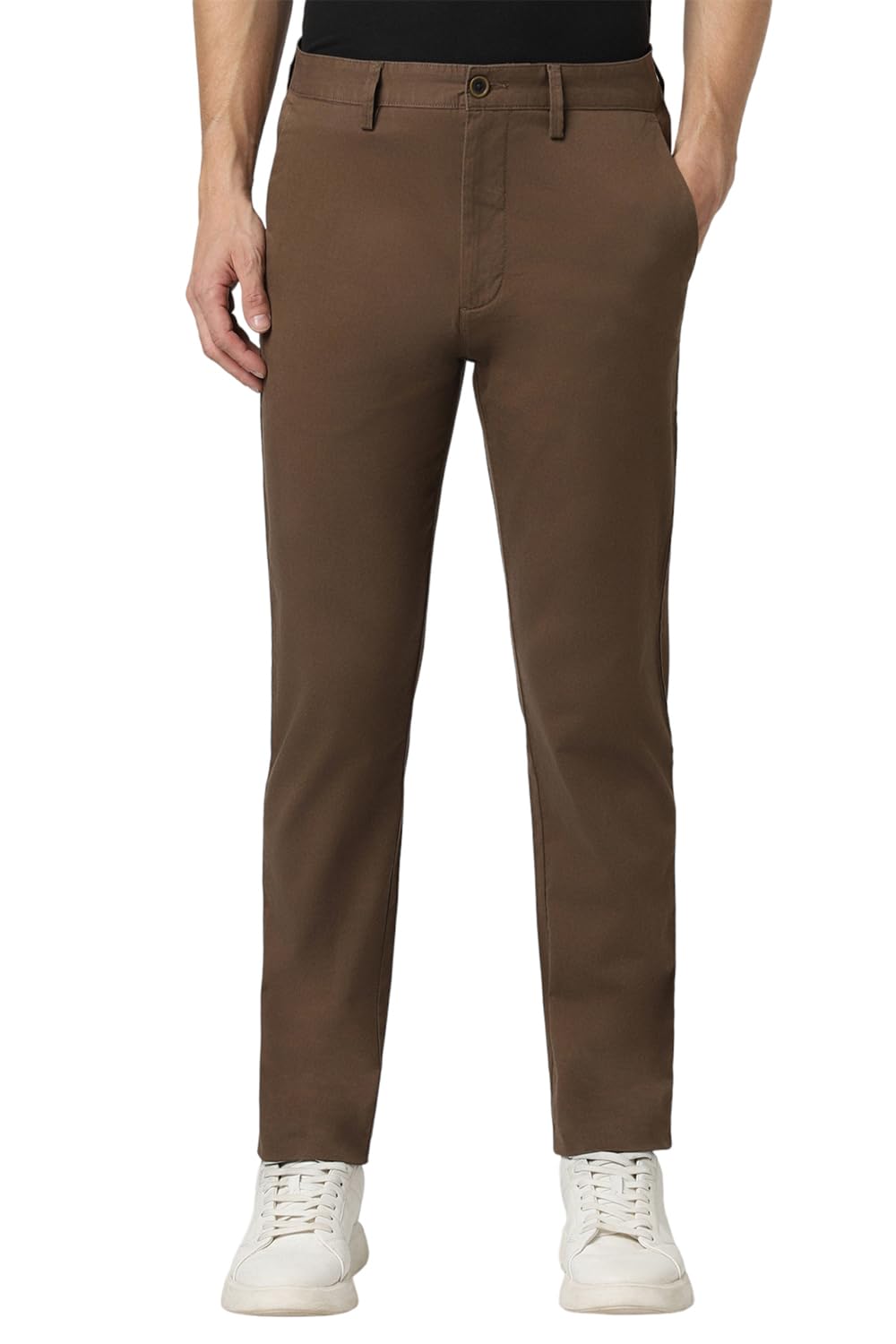 Men's Slim Fit Mid Rise Pants-image-21
