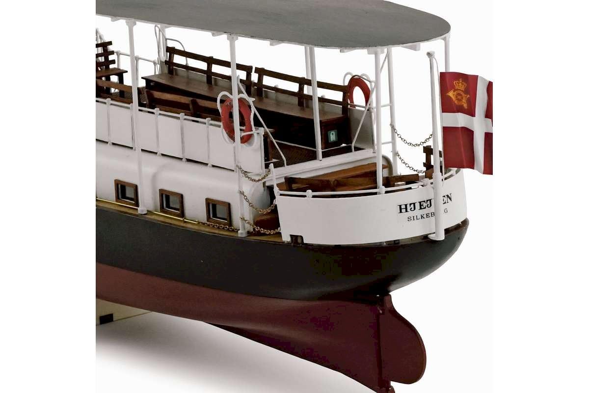 Billing Boats BB403 HJEJLEN, Modell Dampfschiff im Maßstab 1:33, Bausatz aus Holz mit Foto-Handbuch, 85 x 19 x 17 cm