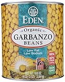 Eden Foods Organic Garbanzo Beans, Gluten Free & Non-GMO, 108 Oz (Pack of 6)