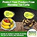 Produce Pouch-Keeps Produce Fresher Longer, reusable green bags preserve fruits, vegetables and flowers 2 packs (20 Bags)