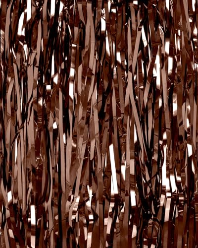 Image of xo, Fetti 2pk Brown Fringe Curtain, Espresso Martini Birthday Western
