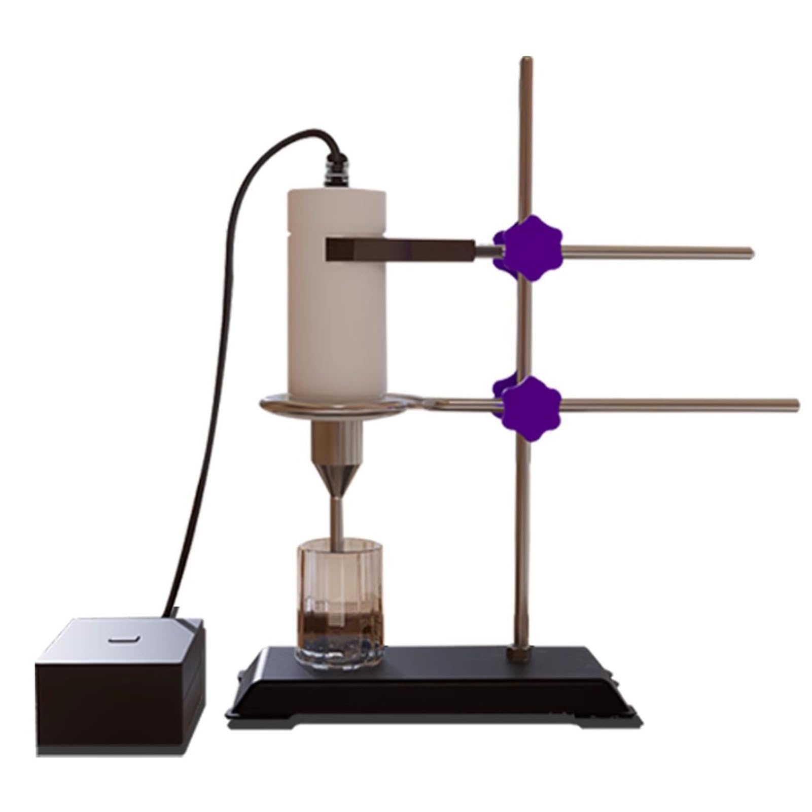 LTEJUMQ 40KHZ Lab Small Ultrasonic Homogenizer, Handheld Ultrasonic Homogenizer, Sonicator Processor Cell Disruptor Mixer, Probe Diameter 8 MM, Operating 300S