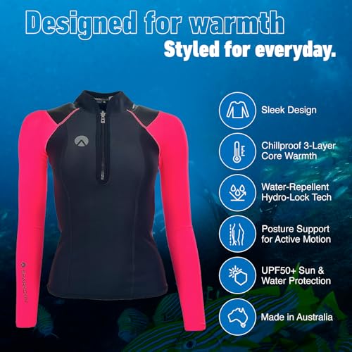 Camiseta de Manga Larga de Alto Rendimiento para Mujer Sharkskin (Rosa) miniatura 4