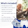 Afex Night Time Incontinence Management System - Incontinence Supplies with Standard Briefs with High Style Receptacle, Accessories & Extra Capacity Bed Bag - M (for 32-34 Waist)