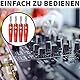 agogue 24 Stück Bananenstecker, Bananenstecker Lautsprecher Sehr Langlebig, Bananenstecker 4mm Breites Anwendungsspektrum, Banana Plug Für Kabel Boxen Endstufen Receiver Stereoanlagen (Schwarz + Rot)